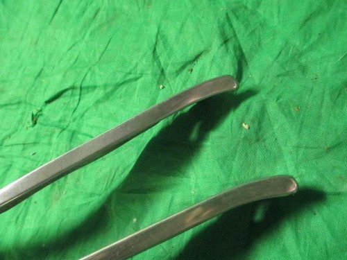 68 69 70 Charger Pair Front Wheel Lip Mouldings Used MOPAR