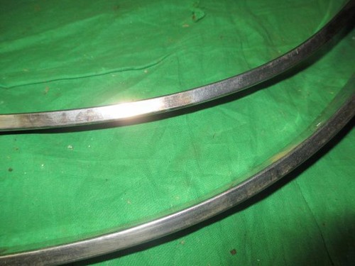 68 69 70 Charger Pair Front Wheel Lip Mouldings Used MOPAR