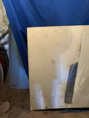 1968 Plymouth Barracuda Hood with Hood Inserts and Emblem Mopar H#49 A-Body