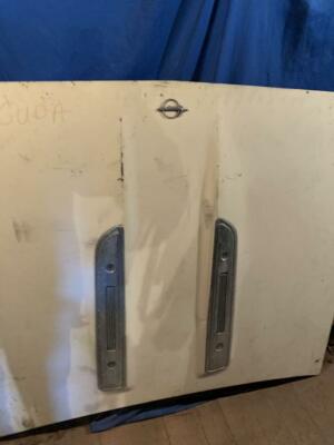 1968 Plymouth Barracuda Hood with Hood Inserts and Emblem Mopar H#49 A-Body