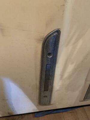 1968 Plymouth Barracuda Hood with Hood Inserts and Emblem Mopar H#49 A-Body