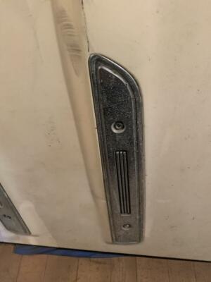 1968 Plymouth Barracuda Hood with Hood Inserts and Emblem Mopar H#49 A-Body