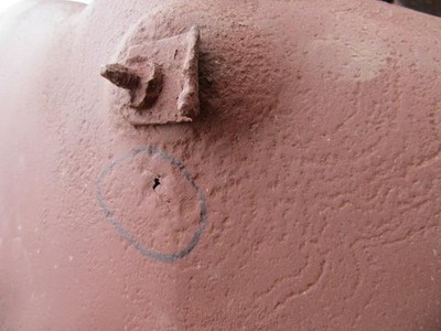 1969 Barracuda Passenger's Side Fender B-Body F # 463 Mopar Used