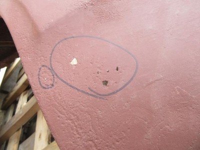 1969 Barracuda Passenger's Side Fender B-Body F # 463 Mopar Used