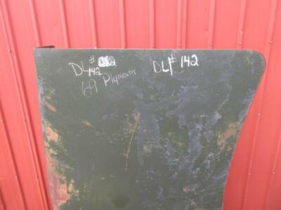 1969 Plymouth B-Body Decklid Used Mopar DL #142