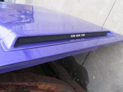 1969 Plymouth Road Runner Hood with 383 Repro Slats- H # 439 - Used