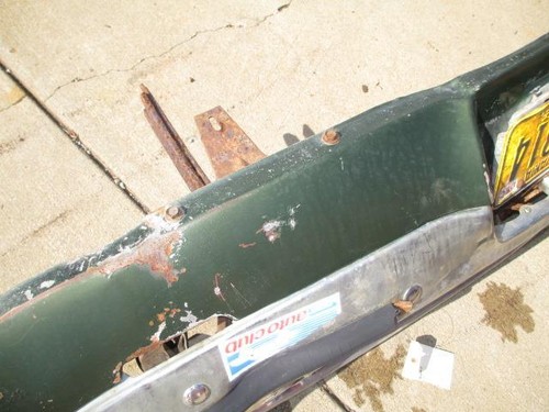 1970 70 Sport Fury GT Rear Bumper With Valance & Brackets Used MOPAR