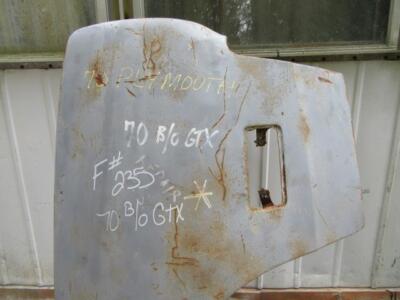 1970 Plymouth Roadrunner GTX B-Body Passenger's Side Fender F # 235 Mopar Used