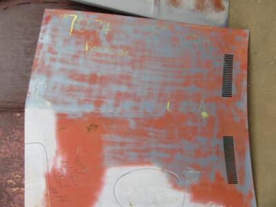 1970-1974 Barracuda Flat Hood E-Body Mopar H # 150- Used