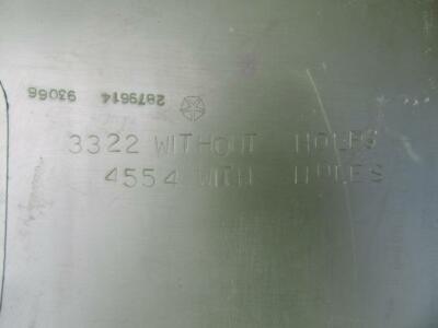 1970-74 Dodge Challenger Door Interior Rear Mopar E-Body- Black # 2879614