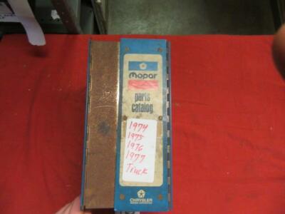 1974-1977 Truck Dealership MOPAR Parts Book Dodge Chrysler Plymouth Desoto