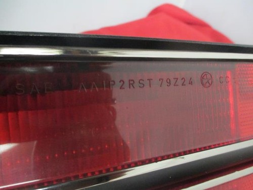 1979 79 80 Dodge Omni 2 Door Tail Light W/ Chrome Accents NOS MOPAR 5207587