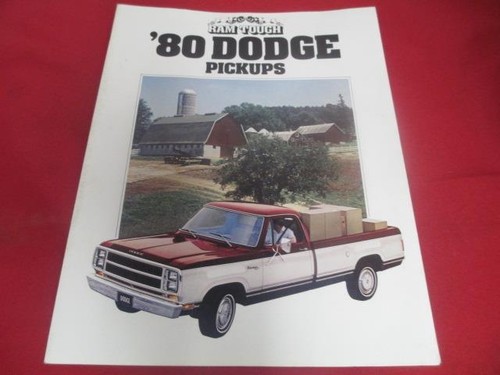 1980 80 Dodge Pickups Brochure Ram Tough