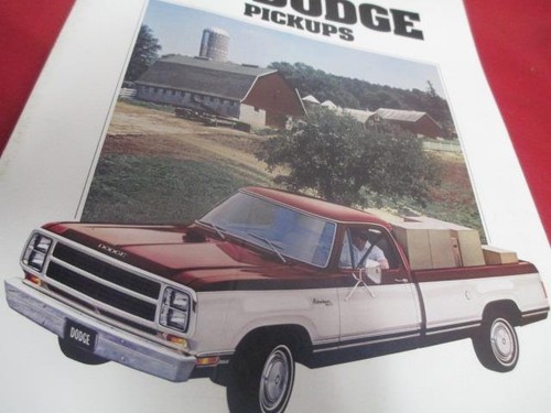 1980 80 Dodge Pickups Brochure Ram Tough