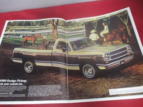 1980 80 Dodge Pickups Brochure Ram Tough