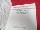 1986 Service Manual Front Wheel Drive Van Wagon Ram Van Caravan Voyager