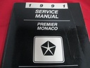 1991 Service Manual Premier Monaco