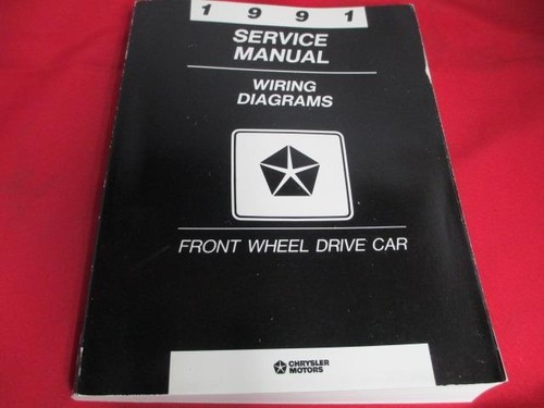 1991 Service Manual Wiring Diagram Front Wheel Drive Car