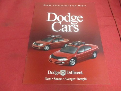 1999 Dodge Cars Pamphlet Neon Stratus Avenger Intrepid
