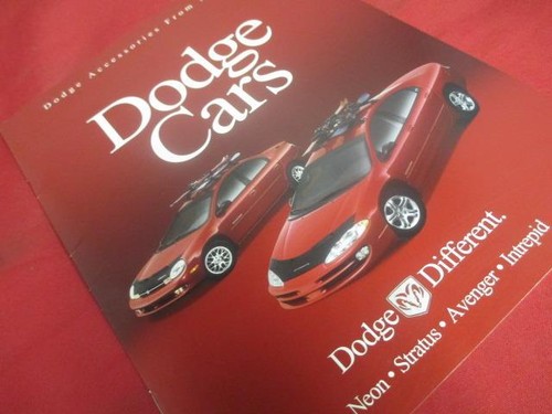 1999 Dodge Cars Pamphlet Neon Stratus Avenger Intrepid