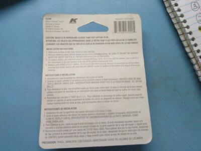 2- NEW Fit System C220R LED Lighted - Red Backlight Swivel Mirror 2 Inch