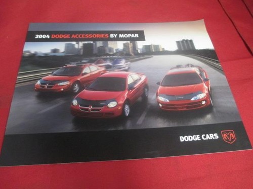 2004 Dodge Accessories Dodge Cars Dealership Pamphlet