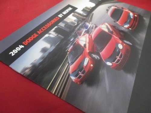 2004 Dodge Accessories Dodge Cars Dealership Pamphlet