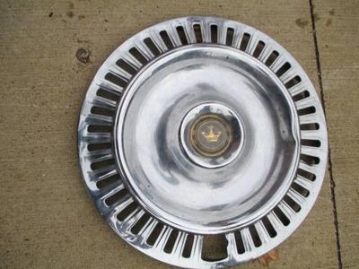 15 " INCH CROWN WHEEL COVER USED MOPAR 1955 & 56 CHRYSLER IMPERIAL 300