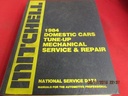 1984 Mitchell Manuals Domestic Cars Tune Up Mechanical Service