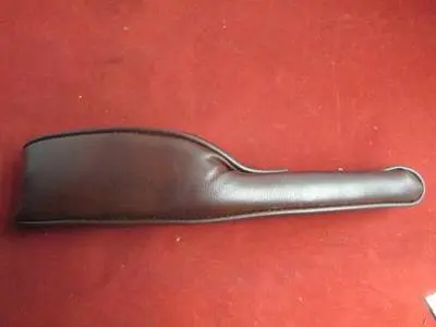 1986 87 RIGHT 3 PASS FIXED CORDOVAN MAROON LEATHER ARM REST NOS MOPAR G888EE8