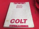1986 Import Service Manual Colt