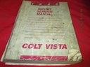 1986 Import Service Manual Colt Vista