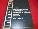1986 Mitchell Manual Imported Cars & Trucks Service & Repair