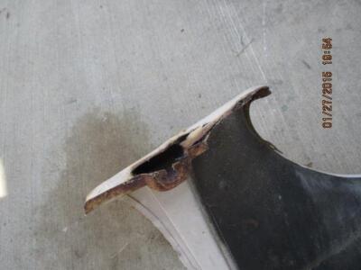 Right 62 Plymouth Fender Good Used MOPAR F # 497