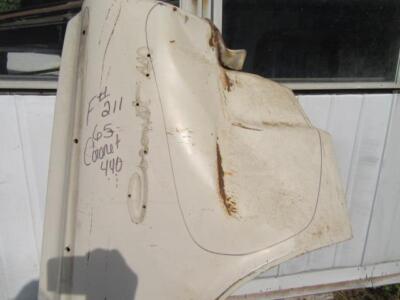 Used 1965 Dodge Coronet Passenger's Side Fender F # 211 Mopar B-Body