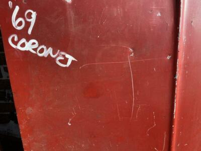 Used 1968 Coronet Hood- Mopar B-Body H# 95.