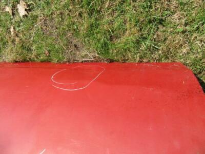 Used 1967-68 Barracuda A-Body Driver's Side Door Shell DR #123 Mopar