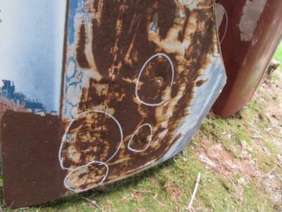 Used 1969 Plymouth Road Runner GTX Satellite Passenger Side Fender F # 242 Mopar