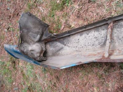 Used 1969 Plymouth Road Runner GTX Satellite Passenger Side Fender F # 242 Mopar