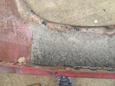 1967 Barracuda Passenger's Side Fender B-Body F # 462 Mopar Used