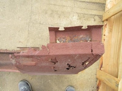 1969 Barracuda Passenger's Side Fender B-Body F # 463 Mopar Used