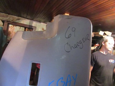 1969 Charger B-Body Left Front Fender 69 Mopar Good Used F # 49