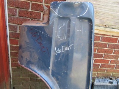1966 Dodge Dart Driver's Side Fender F # 364 Mopar Used A-Body