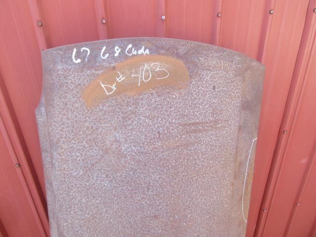 1967-1968 Plymouth Barracuda Pass. Side Door Shell Dr # 403 Mopar- Used A-Body