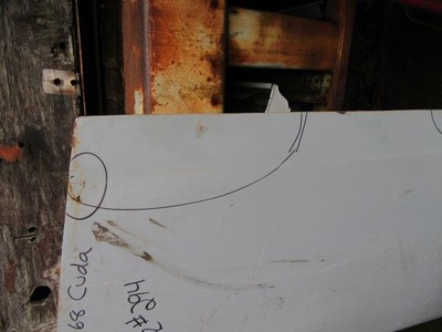 1967-68 Plymouth Barracuda Mopar Driver's Side Door A-Body Dr # 294