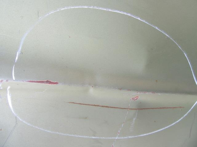 1968-1969 Dodge Coronet Hood B-Body H # 459 Mopar Used