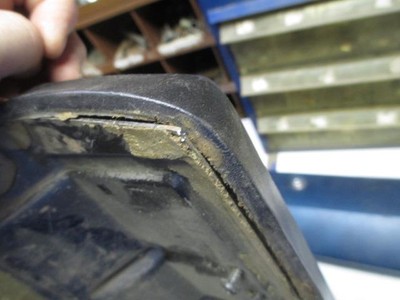 1968-69 Mopar Dodge or Plymouth Black B-Body Non- Rally Glove Box- Door