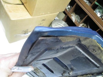 1968-69 Mopar Dodge or Plymouth Non Rally Blue Glove Box- Door- Used