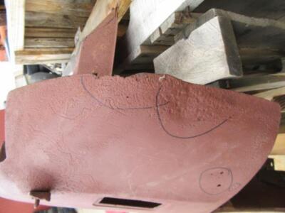 1969 Barracuda Passenger's Side Fender B-Body F # 463 Mopar Used