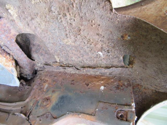 1969 Passenger's Side Fender F # 245 Mopar B-Body Used